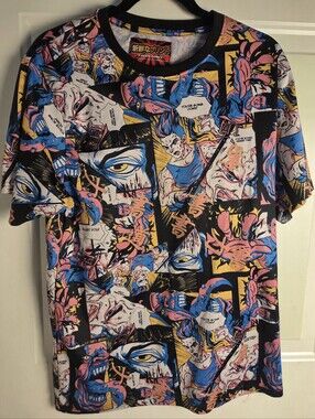 Fresh Print Graphic Comic-Print Unisex T-Shirt - Multicolor